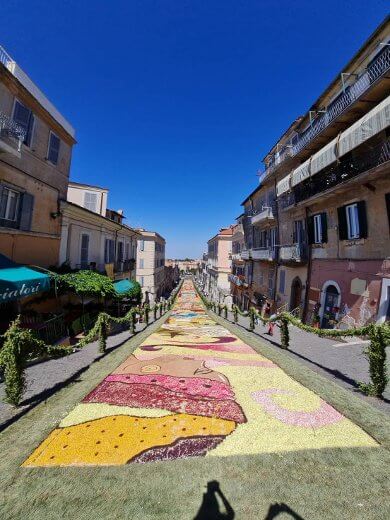 Blomsterfesten i Genzano