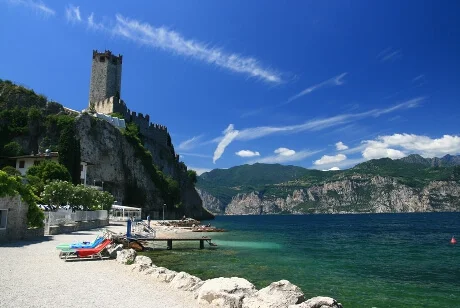 Stranden i Malcesine