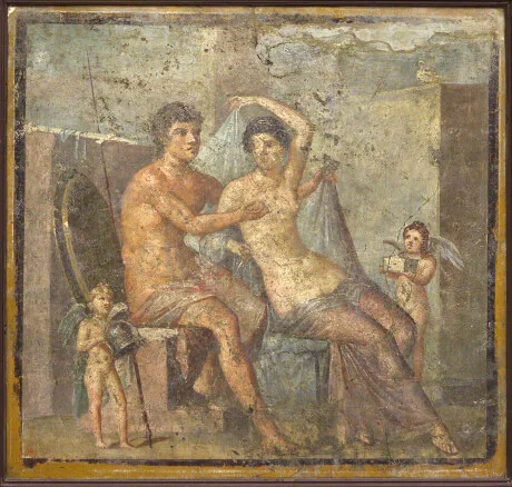 Fresco i Pompeji