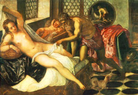 Tintoretto: Venus, Vulcan og Mars