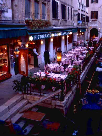 Fortovsrestaurant i Venedig