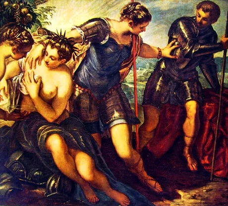 Tintoretto: Minerva jager Døden bort